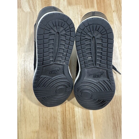 Nike Dunk Sky Hi Hidden Wedge Essential Black Leather White High Womens Size 8 - Picture 8 of 9